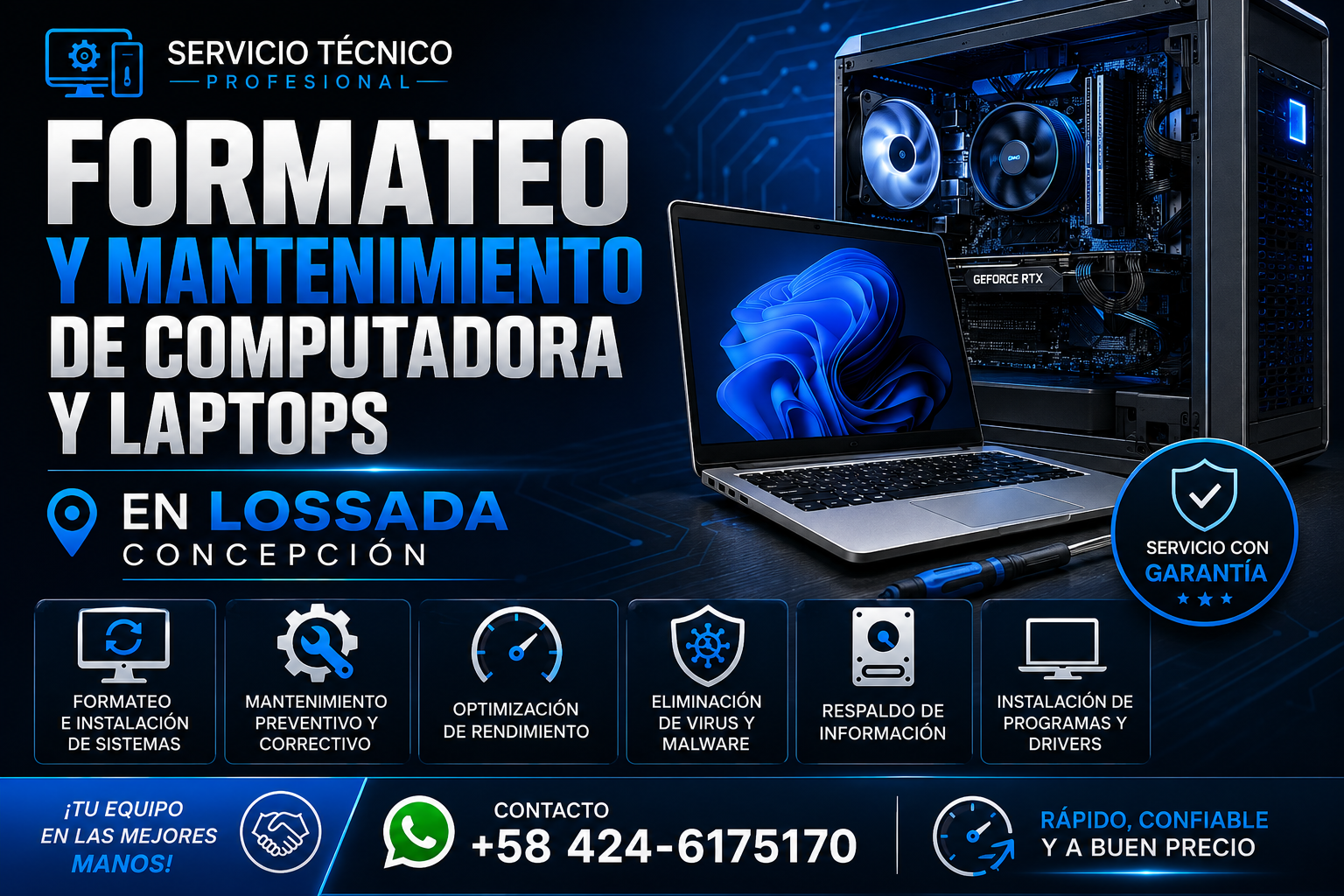 Formateo de CPU/Laptops